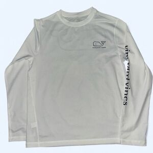 Vineyard Vines Kids White Swim Rashguard